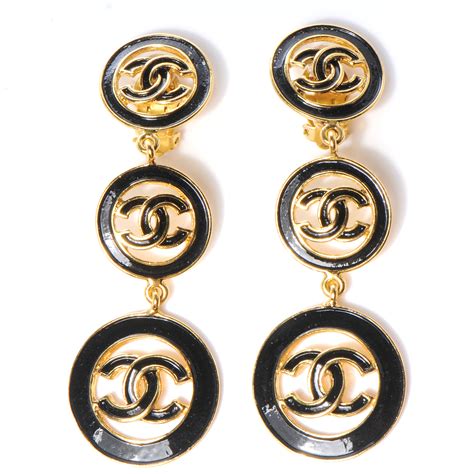 are all chanel earrings clip on|genuine chanel earrings.